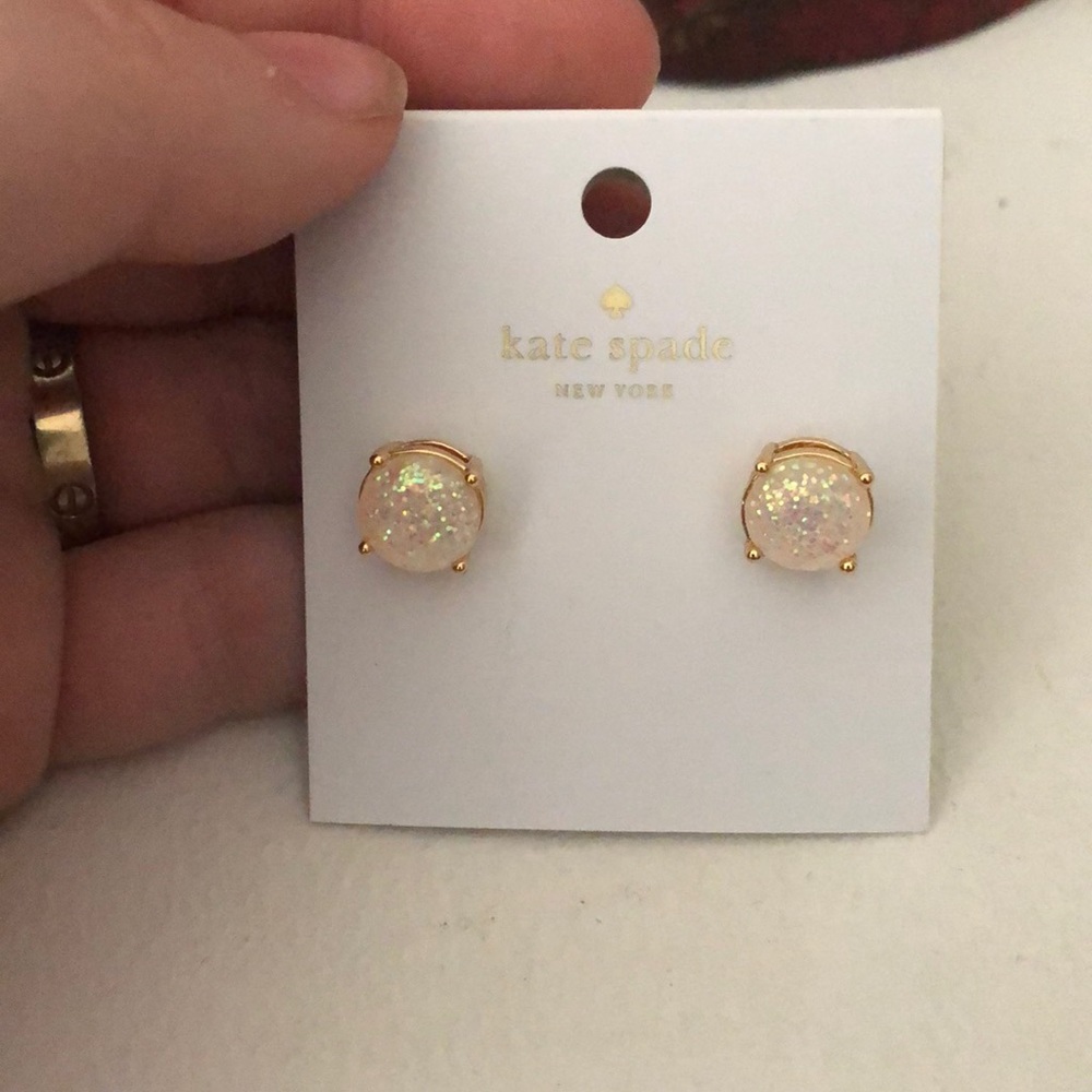 kate spade glitter studs